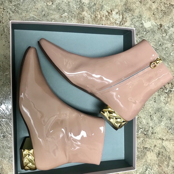 Clearance! NIB L’autre Chose Ankle Boots Patent leather 37/37.5 - Picture 3 of 7